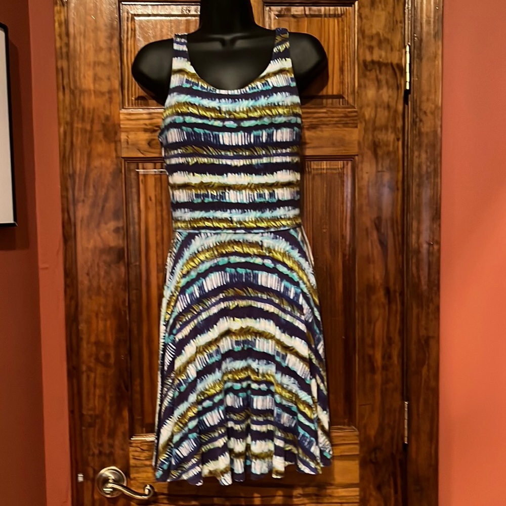 Cynthia Rowley Stripped Sleeveless Dress